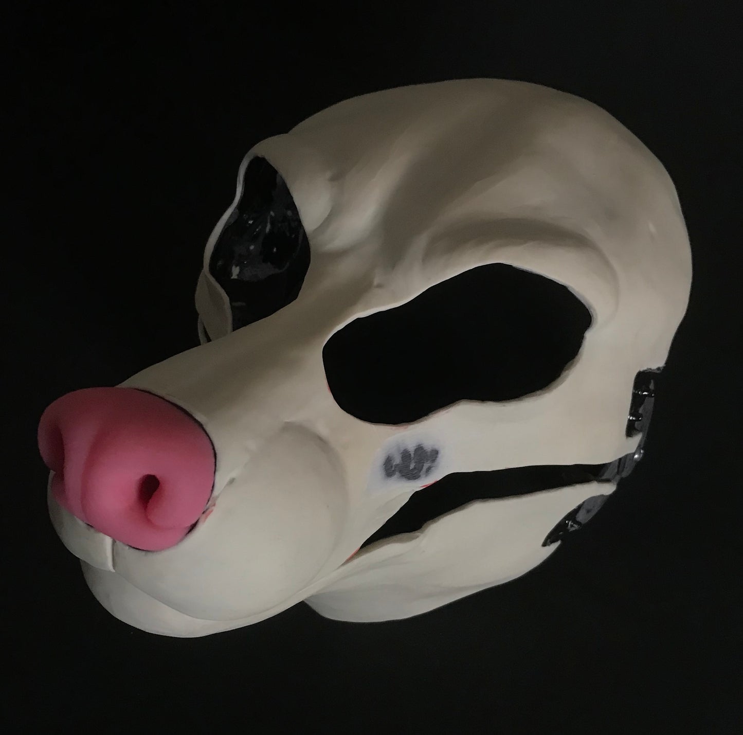 Realistic wolf / large canine silicone fursuit nose