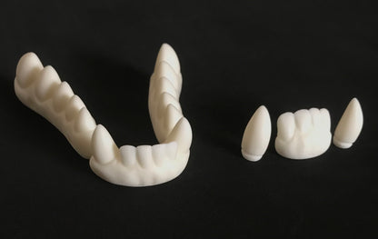 Toony fox Nick resin teeth / ideal for a Zootopia inspired fursuit and cosplay mask