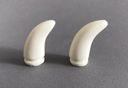 Stylized toony canine resin claws / ideal for wolf dog fox fursuit and cosplay