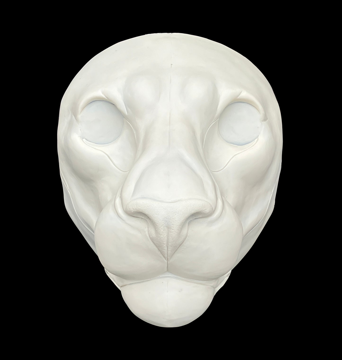 Realistic large feline resin head base / ideal for lion tiger leopard fursuit and cosplay mask
