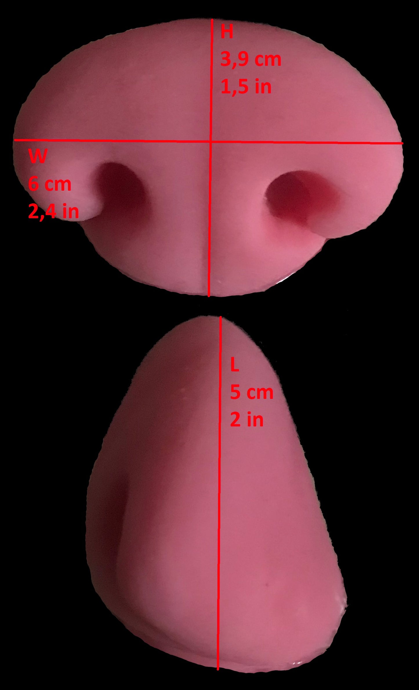 Toony fox Nick silicone nose / ideal for a Zootopia inspired fursuit and cosplay mask