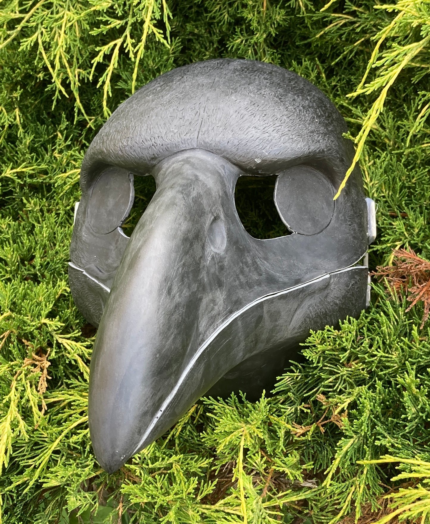 Realistic corvid resin head base / ideal for raven crow magpie jay kenku fursuit and cosplay mask