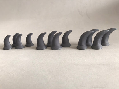 Realistic canine resin claws / ideal for wolf dog fox fursuit and cosplay