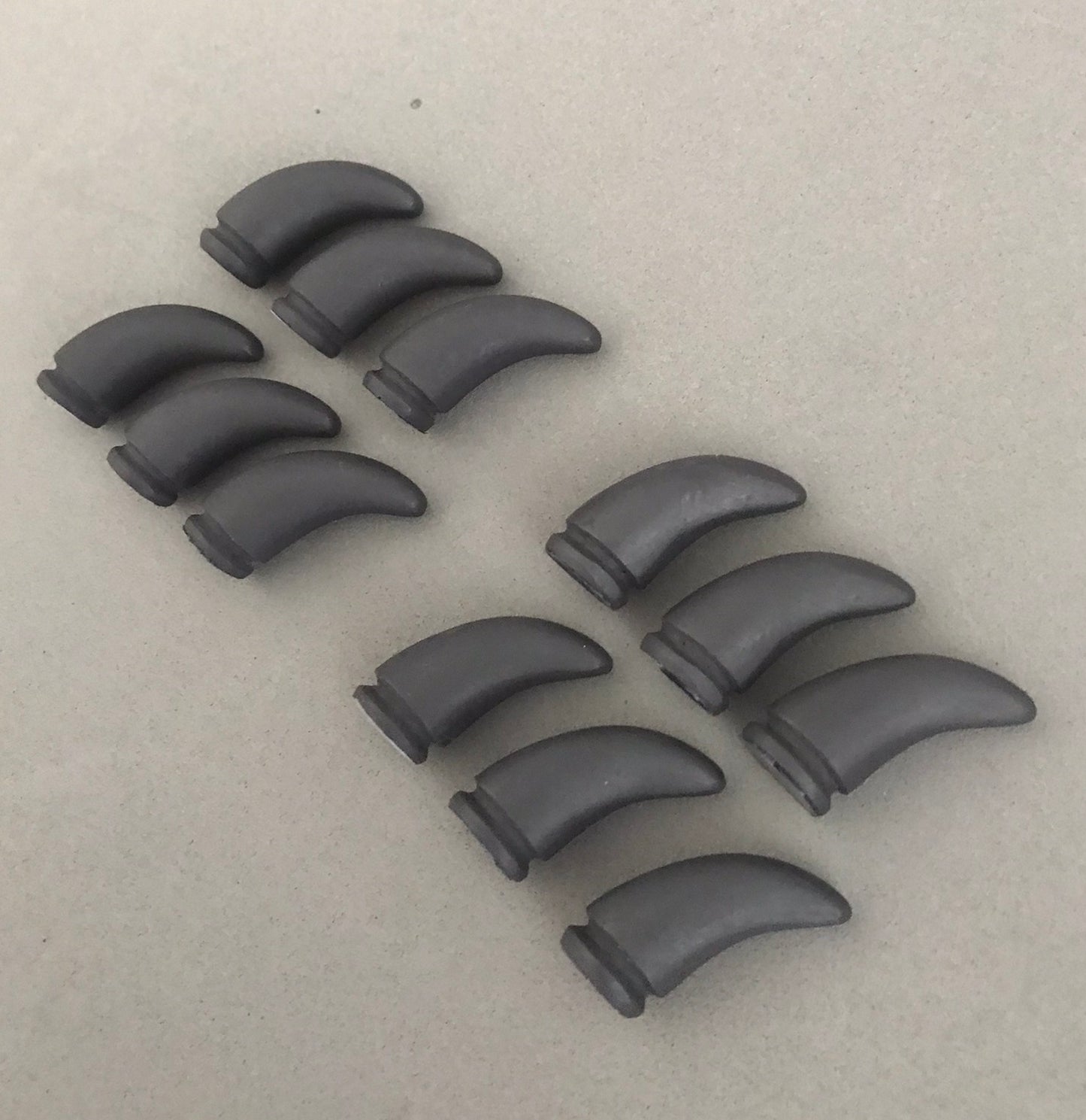 Stylized toony canine resin claws / ideal for wolf dog fox fursuit and cosplay