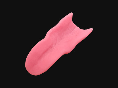 UV reflective animal silicone tongue / ideal for fursuit and cosplay mask