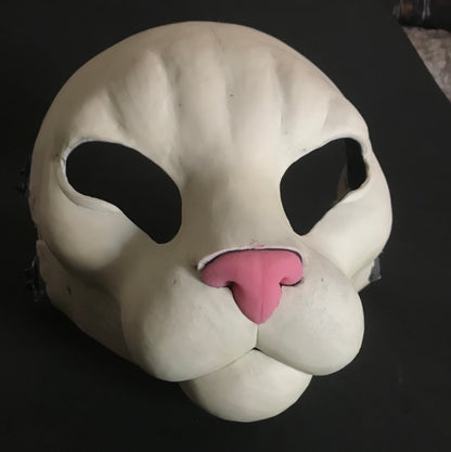 Realistic feline silicone nose / ideal for domestic cat lynx khajiit fursuit and cosplay mask