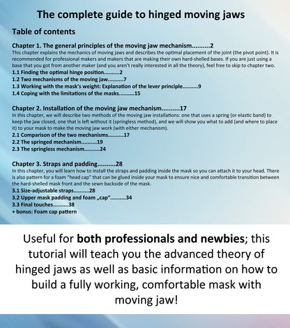 Tutorial + Pattern - The complete guide to hinged moving jaws