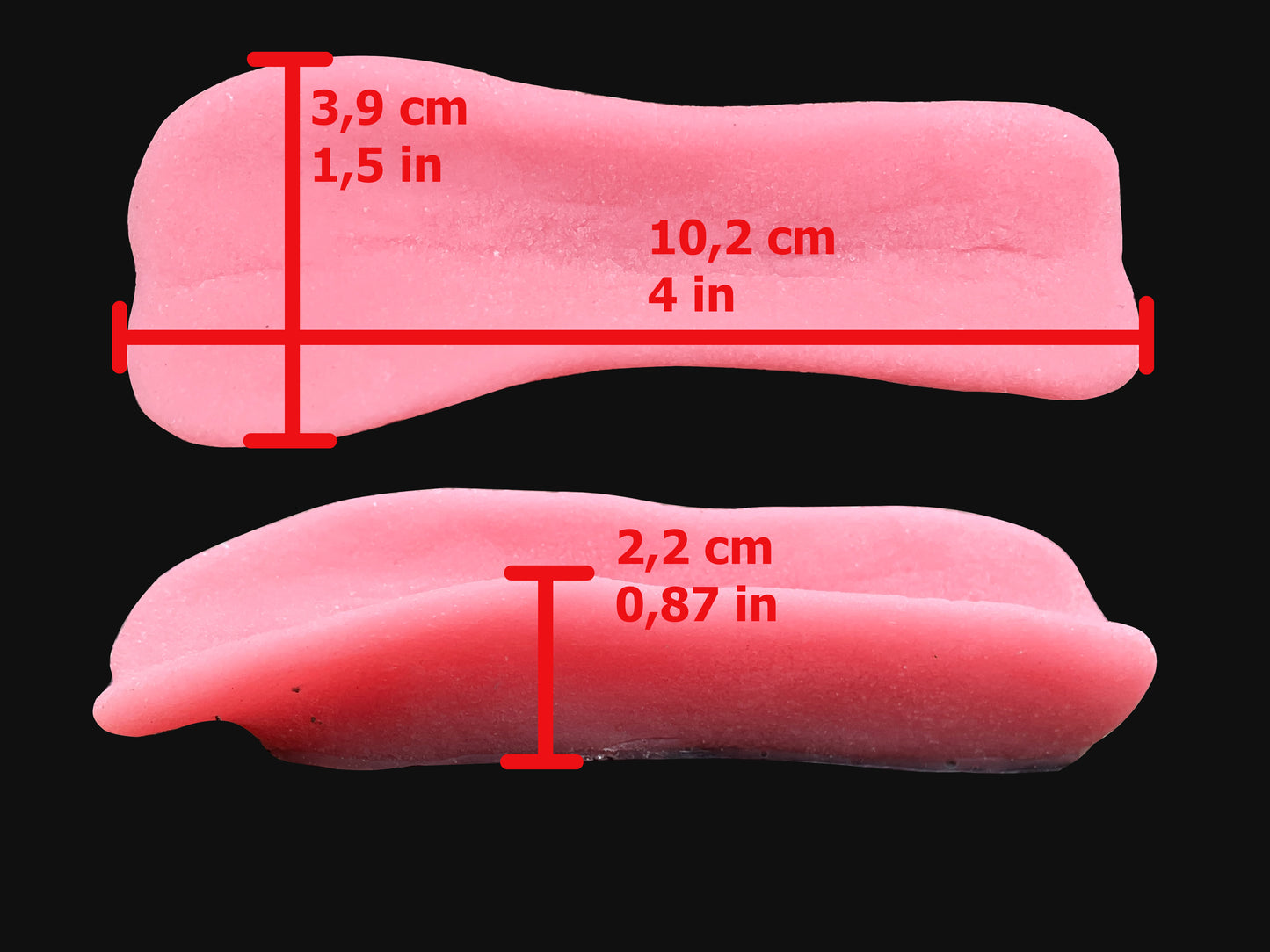 Realistic werewolf silicone tongue / also ideal for similar monster fursuit and cosplay mask