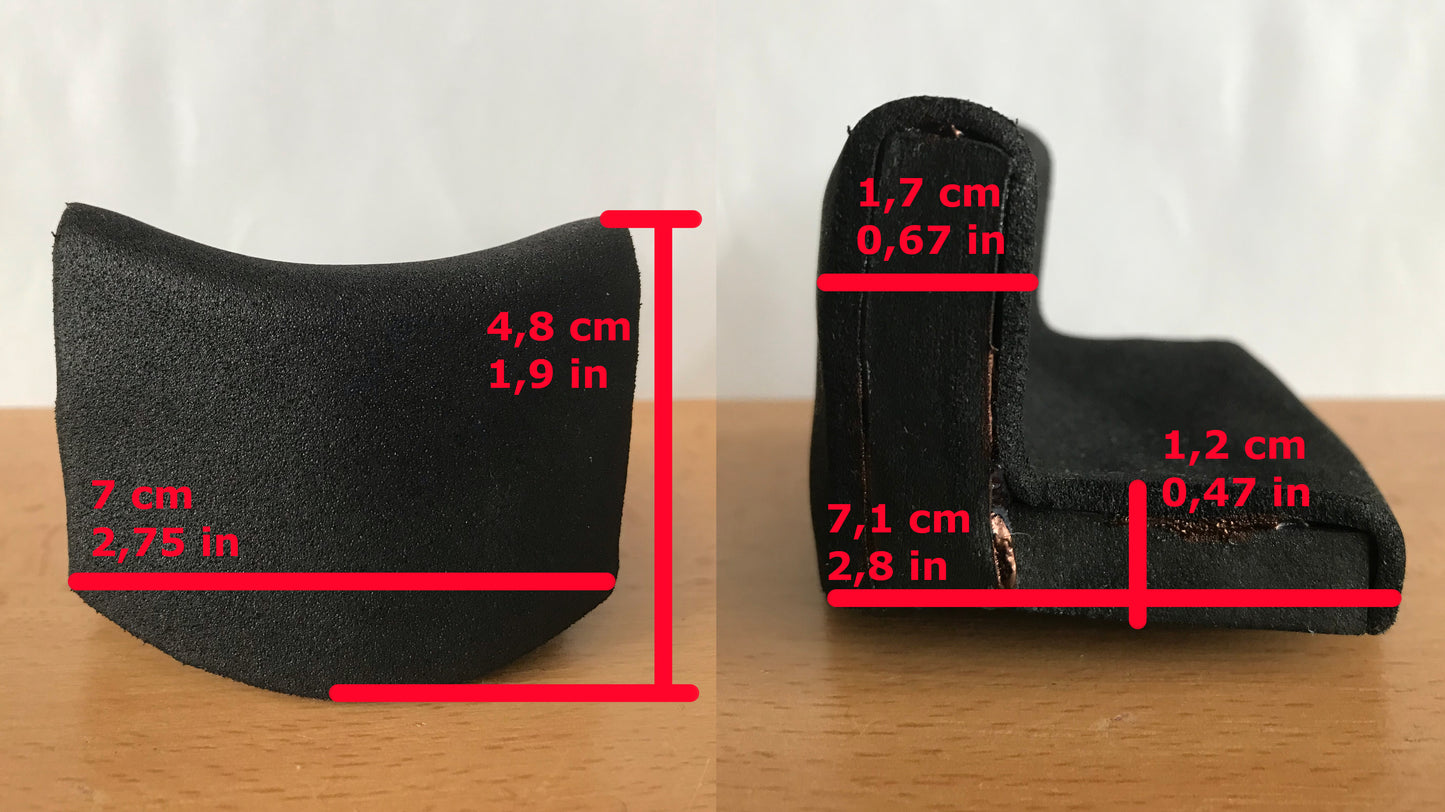 Jaw stopping chinrest / ideal for resin or other sturdy fursuit head bases