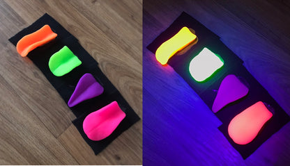 UV reflective animal silicone tongue / ideal for fursuit and cosplay mask